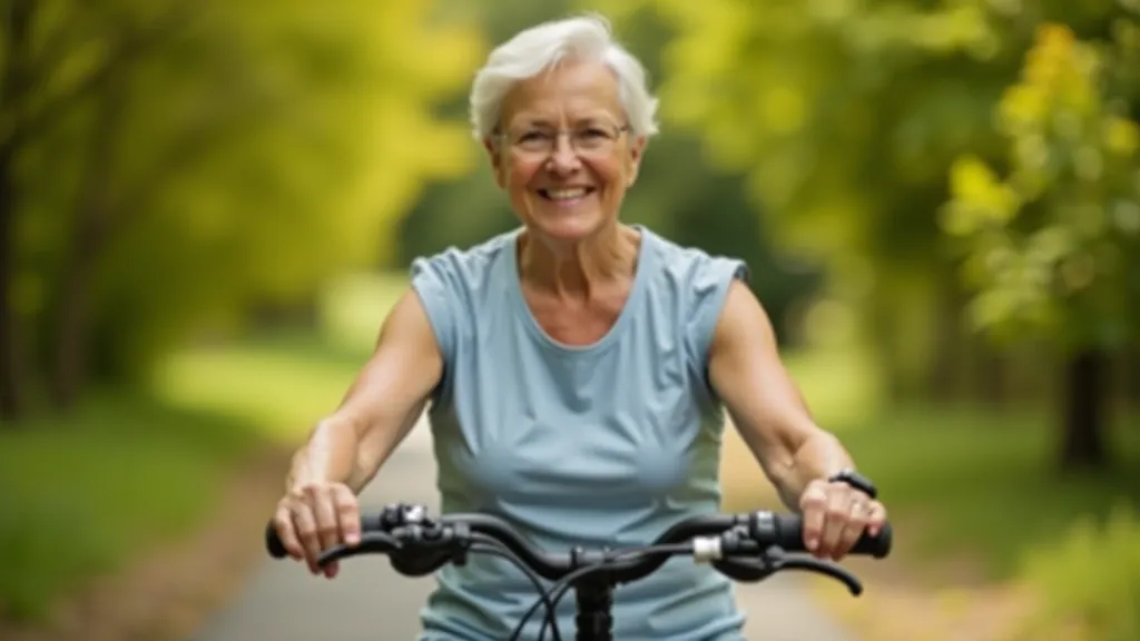 Cyclist demonstrating correct upright handlebar position with neutral wrist alignment